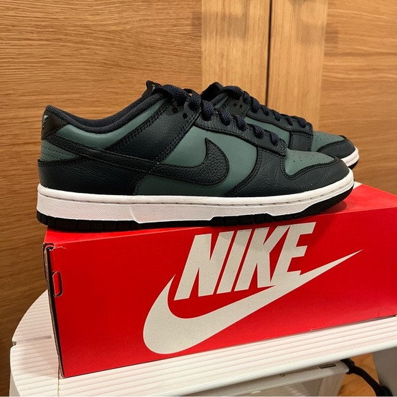 Nike Dunk Low Retro Premium 'Armory Navy’ Mens Size 8 - Picture 6 of 10